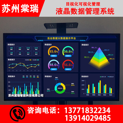 苏州棠瑞MES电子看板 生产管理看板 液晶看板 LED屏 数码管屏厂家非标定制